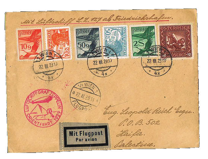Lot 124 - zeppelin flights  -  House of Zion Public Auction #112