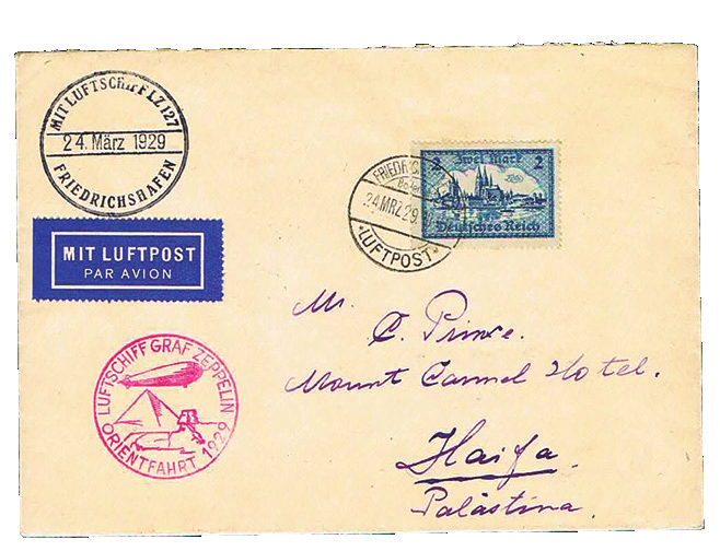 Lot 126 - zeppelin flights  -  House of Zion Public Auction #112