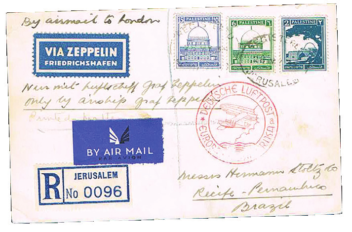 Lot 137 - zeppelin flights  -  House of Zion Public Auction #112