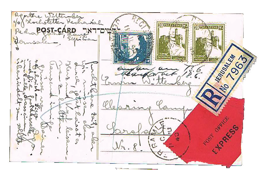 Lot 254 - WORLD WAR II, INTERNMENT/DP CAMPS  -  House of Zion Public Auction #112