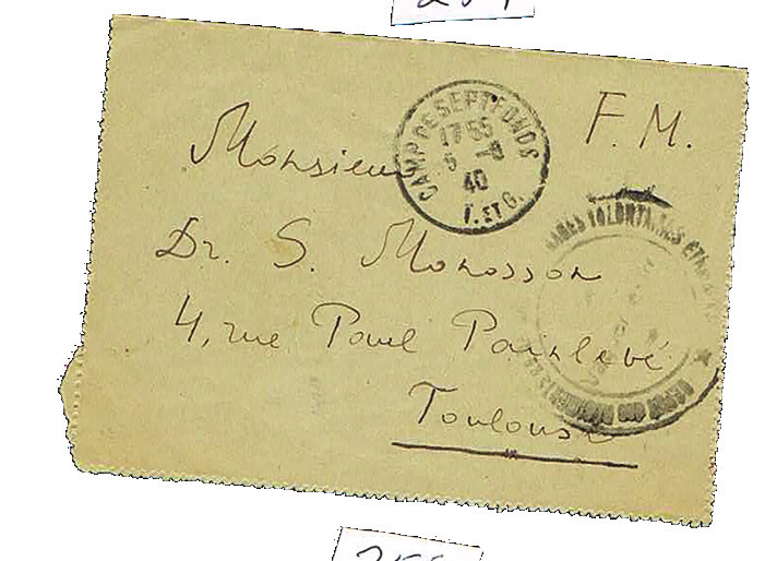 Lot 258 - WORLD WAR II, INTERNMENT/DP CAMPS  -  House of Zion Public Auction #112