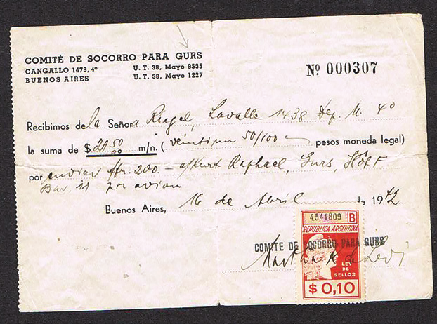 Lot 260 - WORLD WAR II, INTERNMENT/DP CAMPS  -  House of Zion Public Auction #112