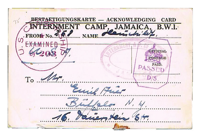 Lot 266 - WORLD WAR II, INTERNMENT/DP CAMPS  -  House of Zion Public Auction #112