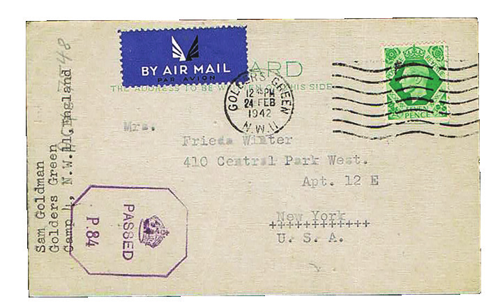 Lot 276 - WORLD WAR II, INTERNMENT/DP CAMPS  -  House of Zion Public Auction #112