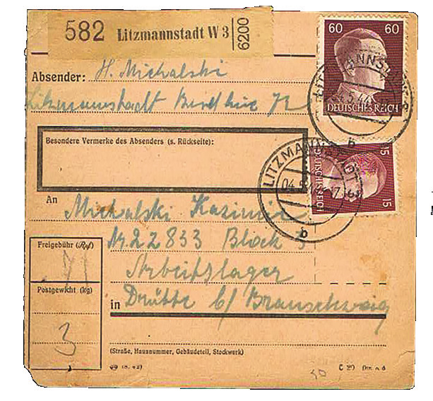 Lot 280 - WORLD WAR II, INTERNMENT/DP CAMPS  -  House of Zion Public Auction #112