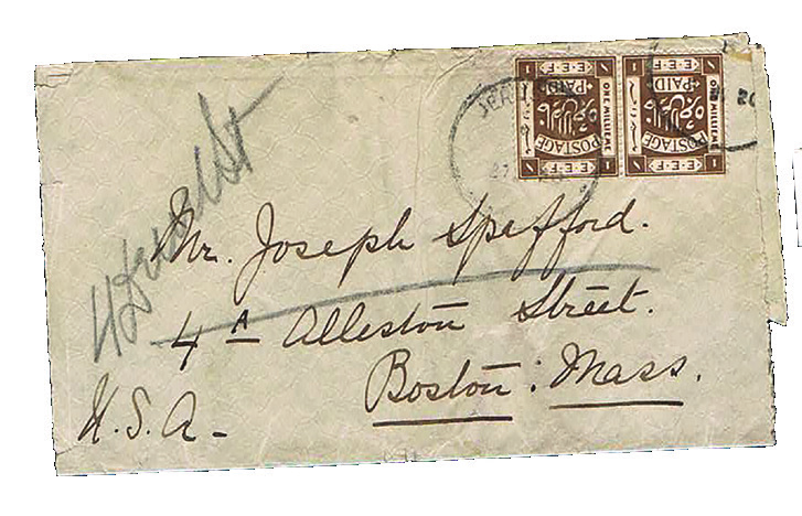 Lot 36 - covers  -  House of Zion Public Auction #112
