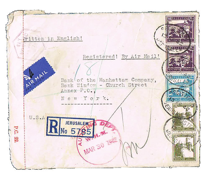Lot 50 - covers  -  House of Zion Public Auction #112