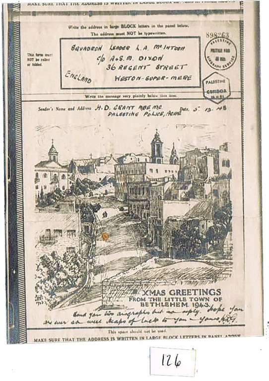 Lot 126 - PALESTINE MANDATE covers -  House of Zion Public Auction #113