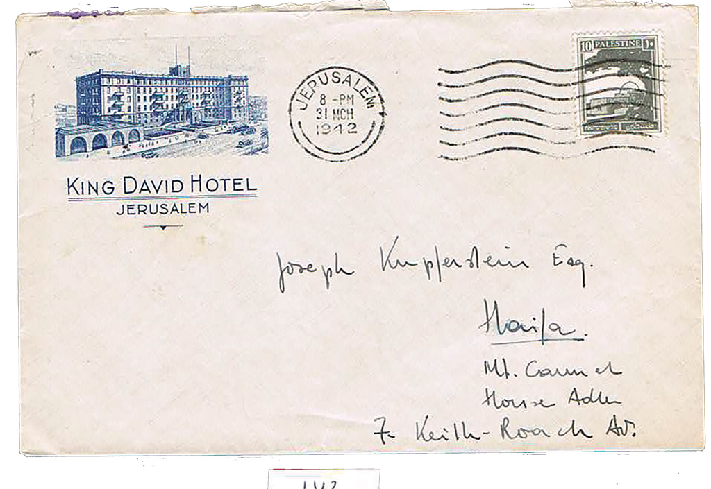 Lot 142 - HOTEL COVERS (1895-1948)  -  House of Zion Public Auction #113