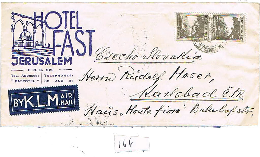 Lot 166 - HOTEL COVERS (1895-1948) - House of Zion Public Auction #113 Lot 166 - HOTEL COVERS (1895-1948) - House of Zion Public Auction #113