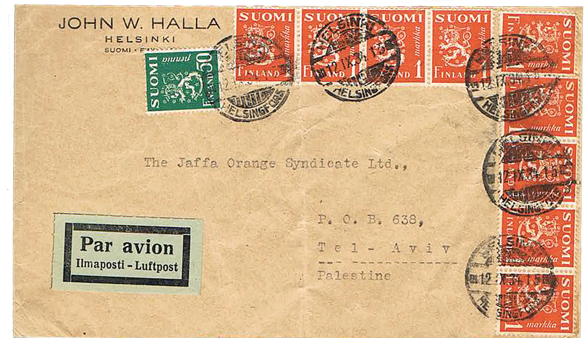 Lot 80 - covers  -  House of Zion Public Auction #113