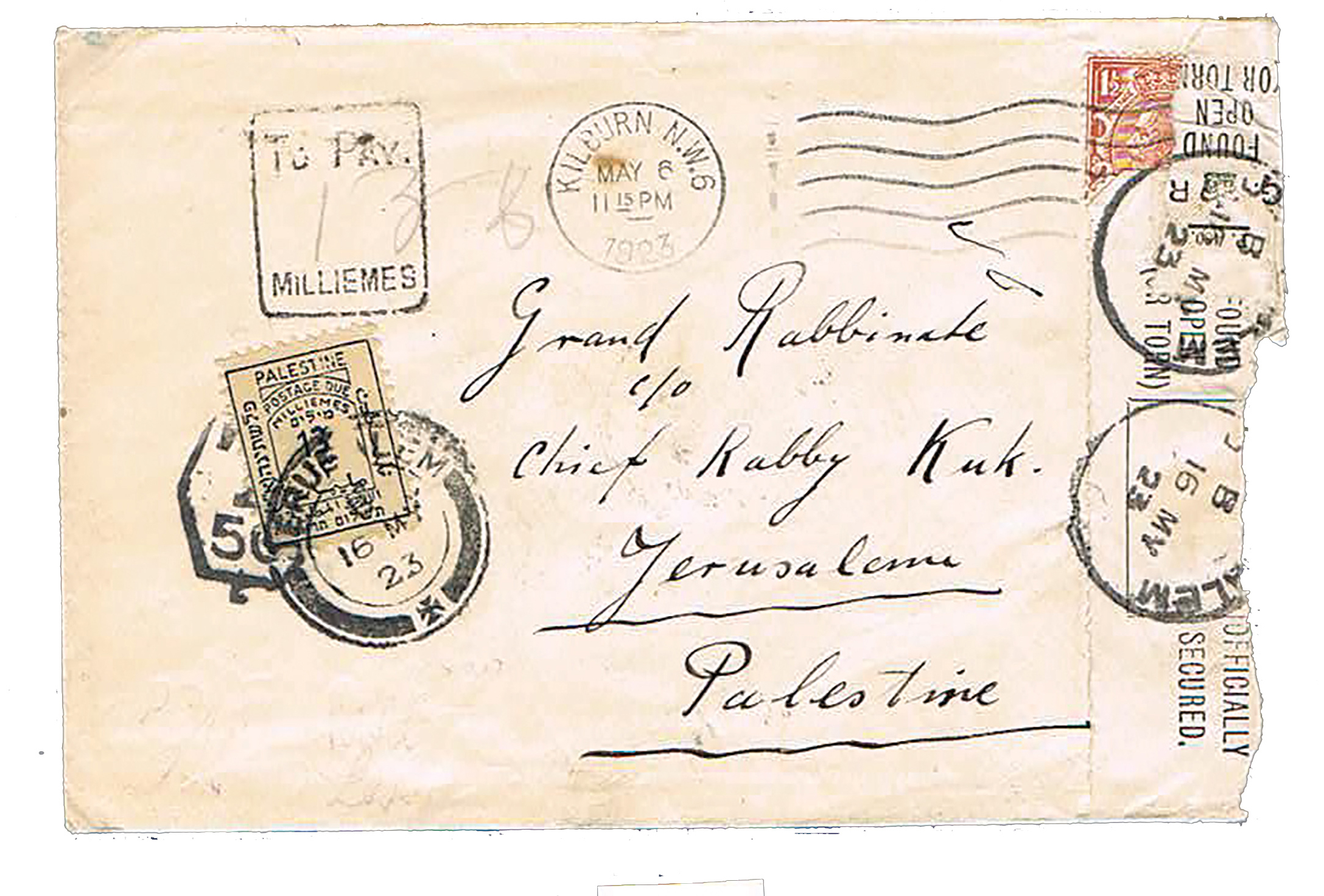 Lot 89 - covers  -  House of Zion Public Auction #113