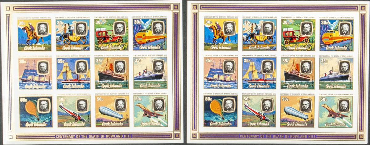 Lot 1074 - cook islands cook islands - IBERPHIL Auction #109. The Fournier Universe. Part 1 Lot 1074 - cook islands cook islands - IBERPHIL Auction #109. The Fournier Universe. Part 1