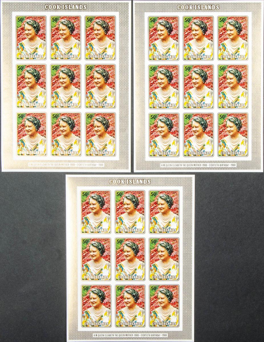 Lot 1078 - cook islands cook islands - IBERPHIL Auction #109. The Fournier Universe. Part 1 Lot 1078 - cook islands cook islands - IBERPHIL Auction #109. The Fournier Universe. Part 1
