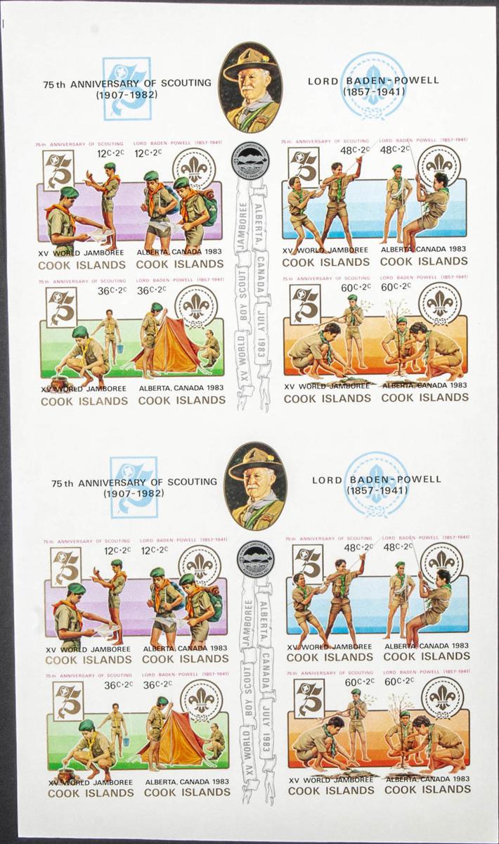 Lot 1133 - cook islands cook islands -  IBERPHIL Auction #109. The Fournier Universe. Part 1