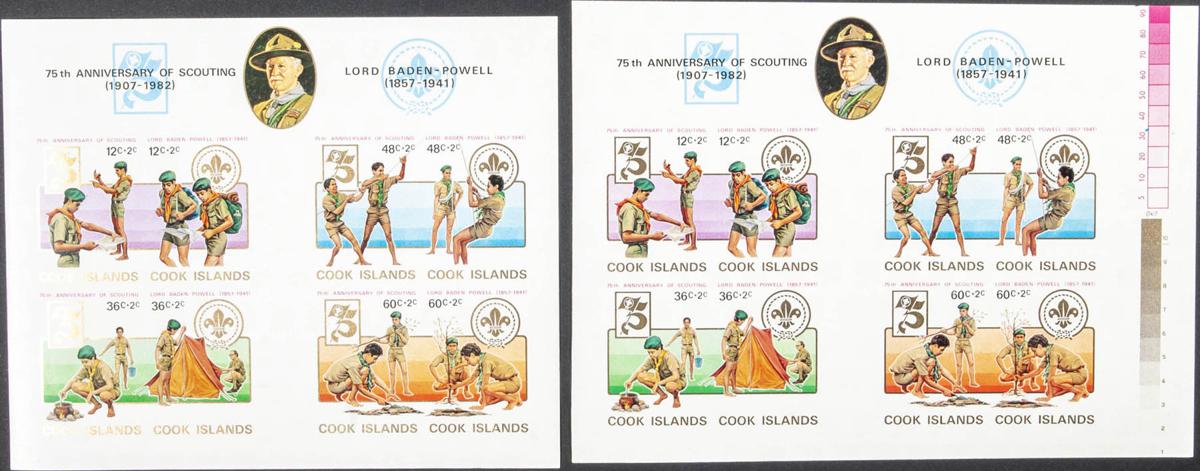 Lot 1141 - cook islands cook islands -  IBERPHIL Auction #109. The Fournier Universe. Part 1