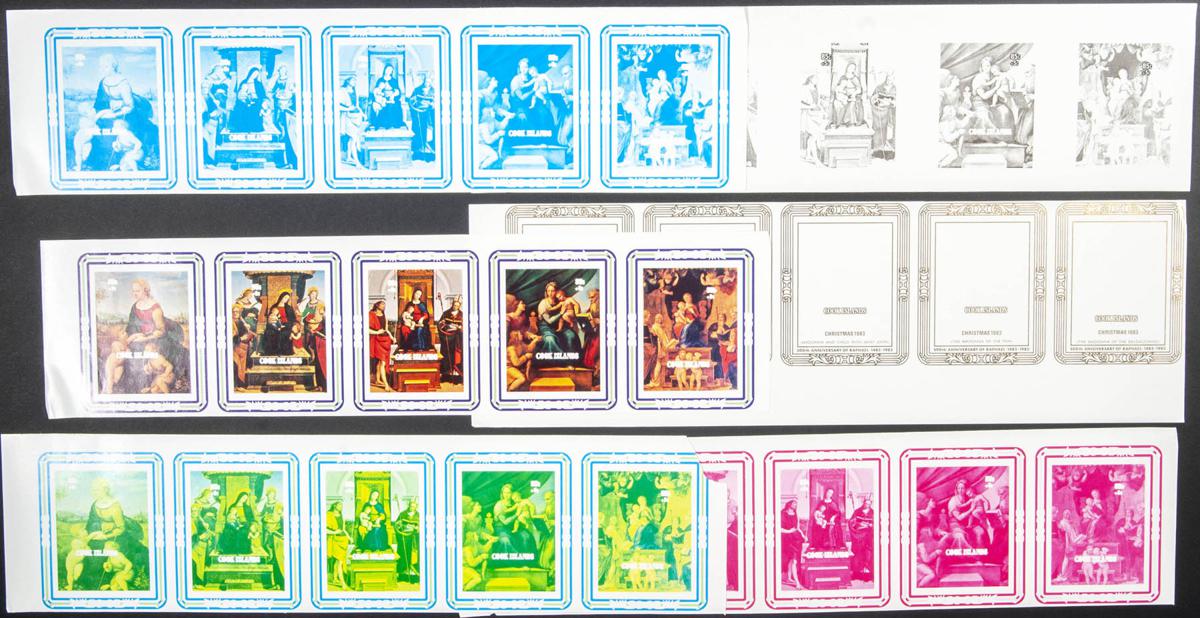 Lot 1149 - cook islands cook islands -  IBERPHIL Auction #109. The Fournier Universe. Part 1