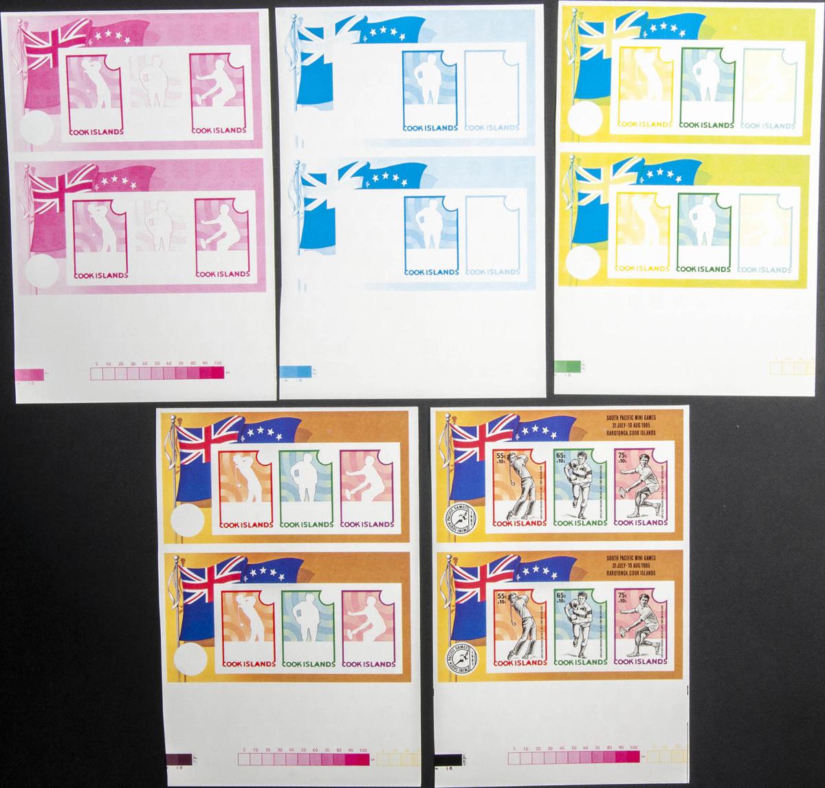 Lot 1176 - cook islands cook islands -  IBERPHIL Auction #109. The Fournier Universe. Part 1