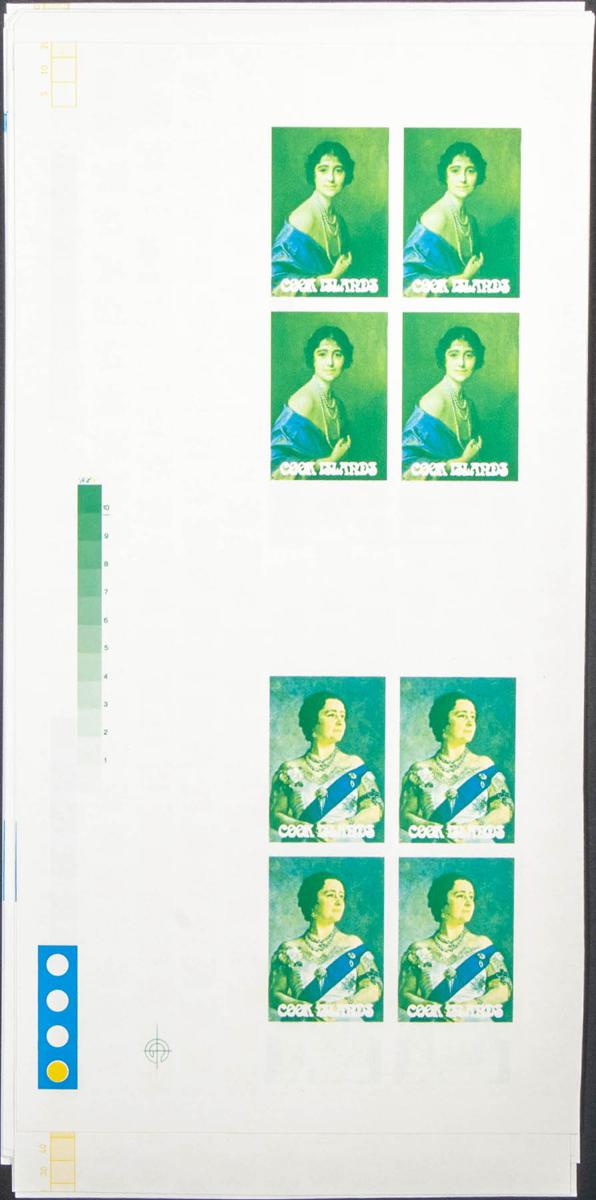 Lot 1181 - cook islands cook islands -  IBERPHIL Auction #109. The Fournier Universe. Part 1