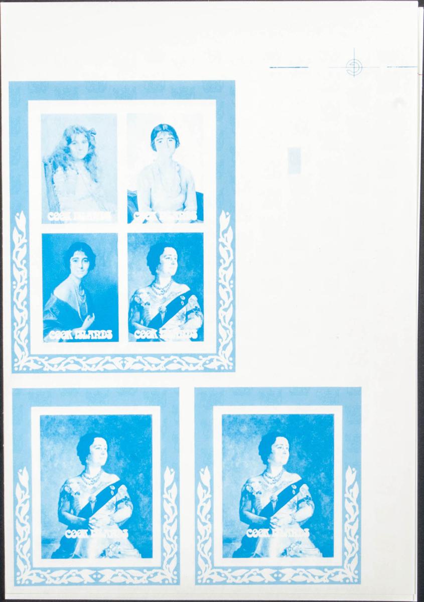 Lot 1192 - cook islands cook islands -  IBERPHIL Auction #109. The Fournier Universe. Part 1