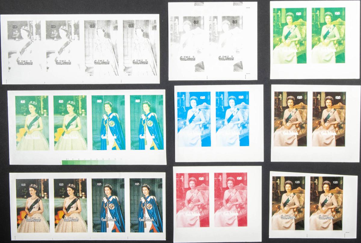 Lot 1193 - cook islands cook islands -  IBERPHIL Auction #109. The Fournier Universe. Part 1