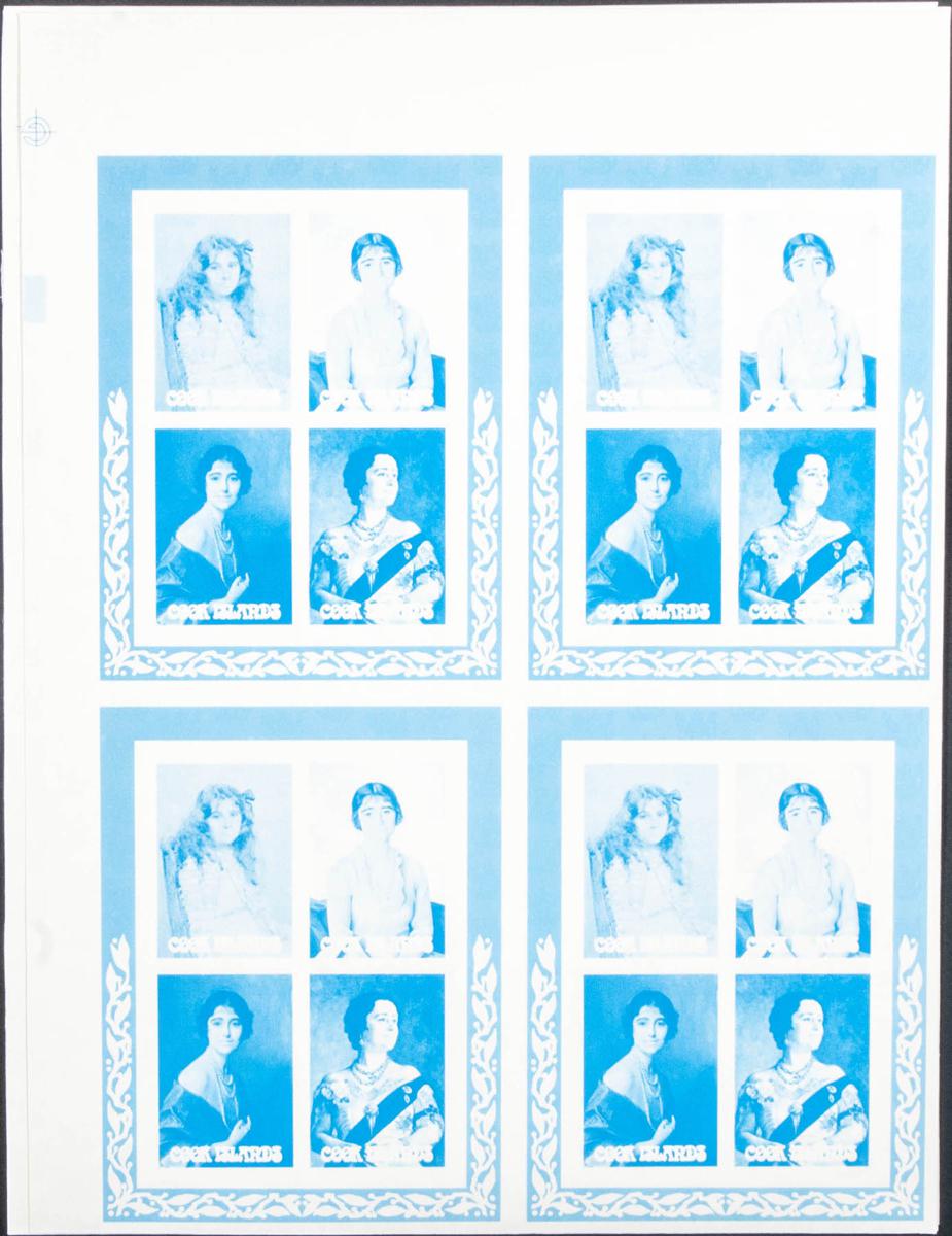 Lot 1195 - cook islands cook islands -  IBERPHIL Auction #109. The Fournier Universe. Part 1
