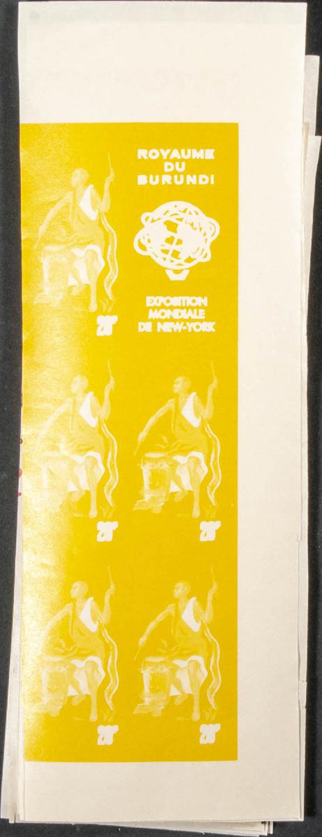 Lot 331 - burundi burundi -  IBERPHIL Auction #109. The Fournier Universe. Part 1
