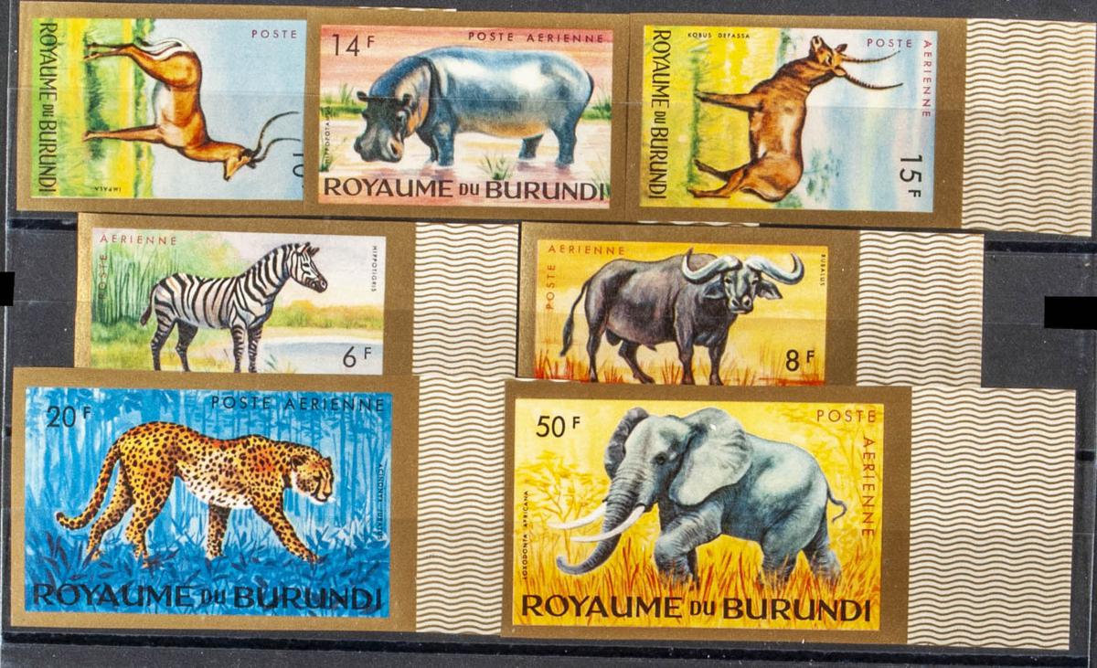 Lot 334 - burundi burundi -  IBERPHIL Auction #109. The Fournier Universe. Part 1