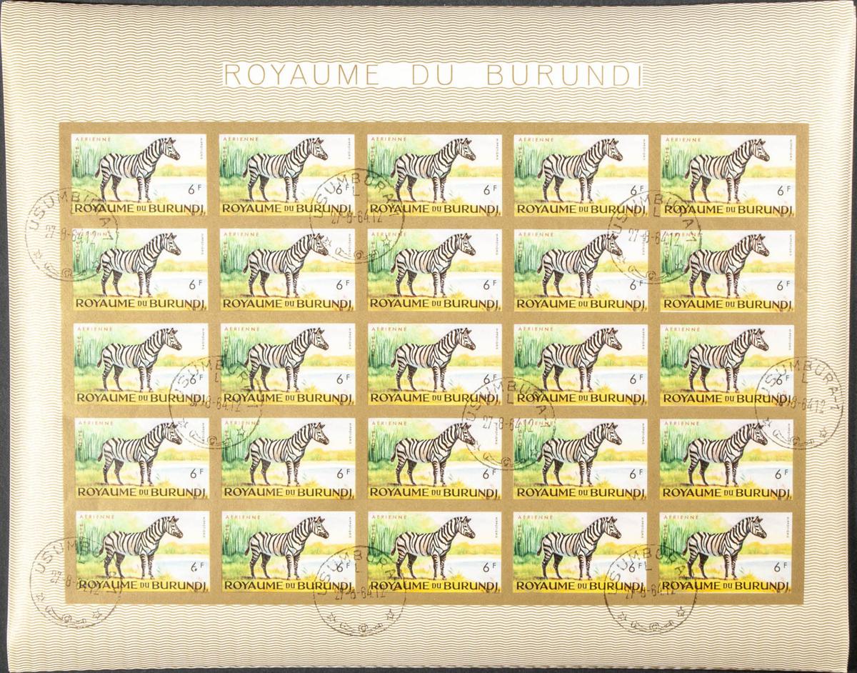 Lot 335 - burundi burundi -  IBERPHIL Auction #109. The Fournier Universe. Part 1