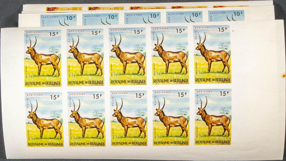 Lot 336 - burundi burundi -  IBERPHIL Auction #109. The Fournier Universe. Part 1
