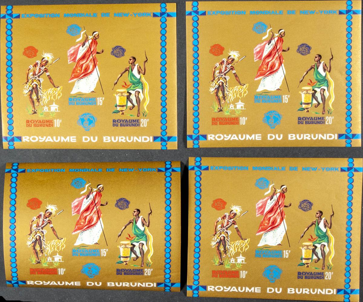 Lot 337 - burundi burundi -  IBERPHIL Auction #109. The Fournier Universe. Part 1
