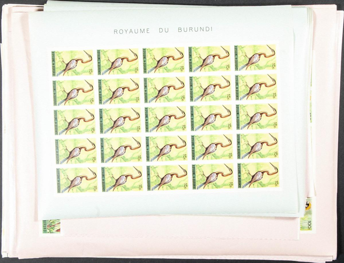 Lot 344 - burundi burundi -  IBERPHIL Auction #109. The Fournier Universe. Part 1