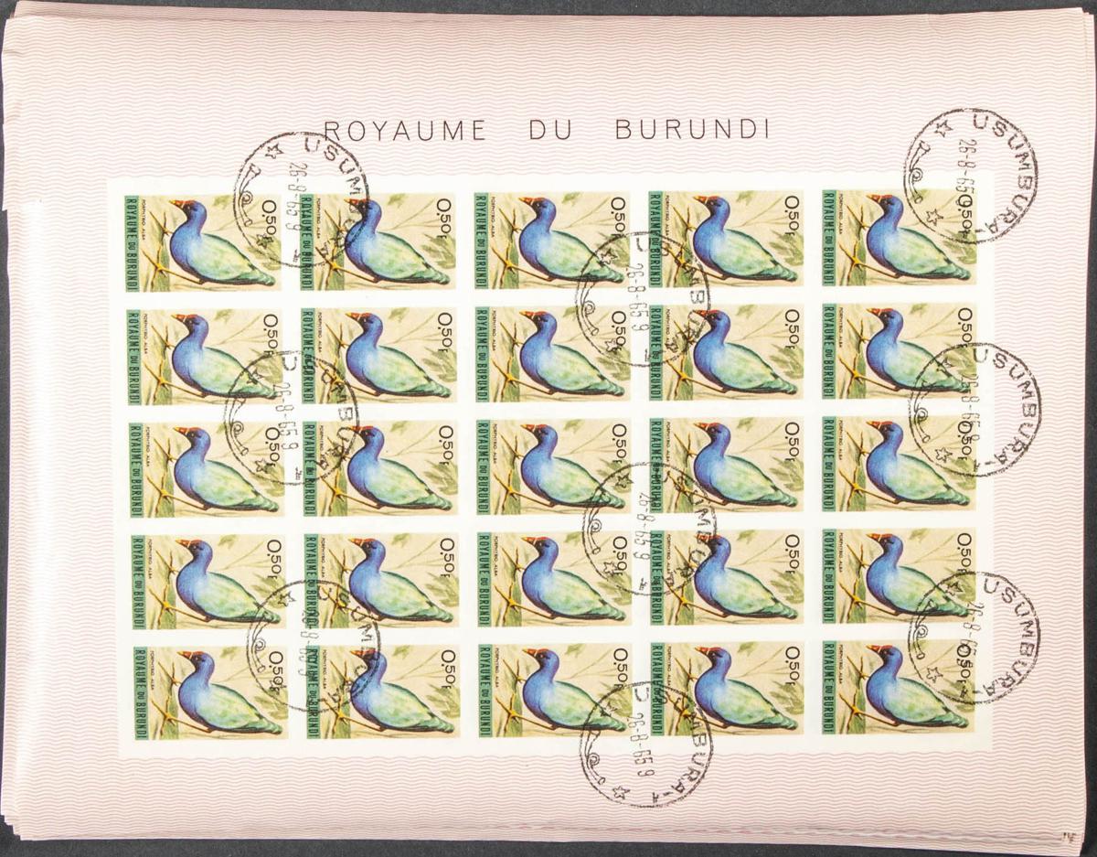 Lot 345 - burundi burundi -  IBERPHIL Auction #109. The Fournier Universe. Part 1