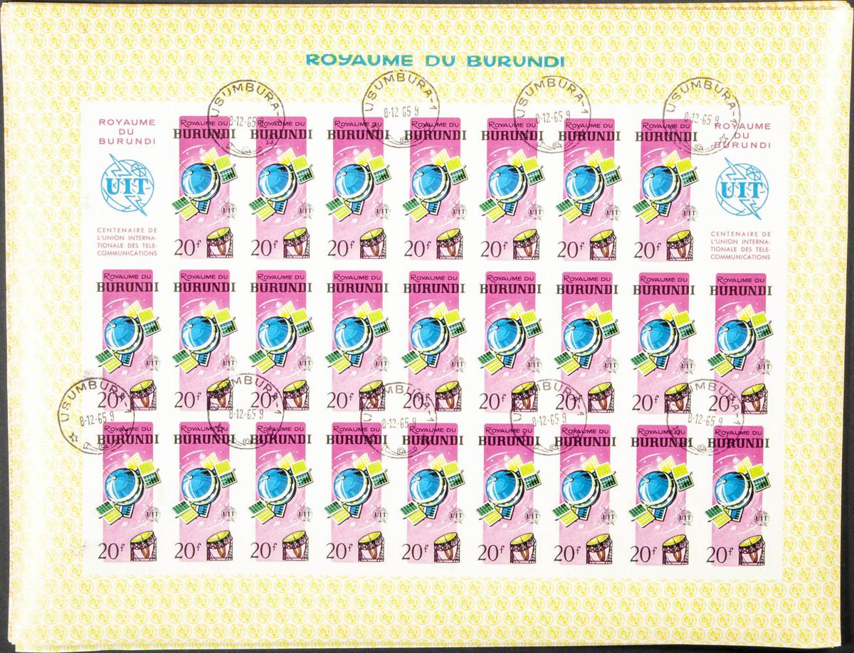 Lot 348 - burundi burundi -  IBERPHIL Auction #109. The Fournier Universe. Part 1