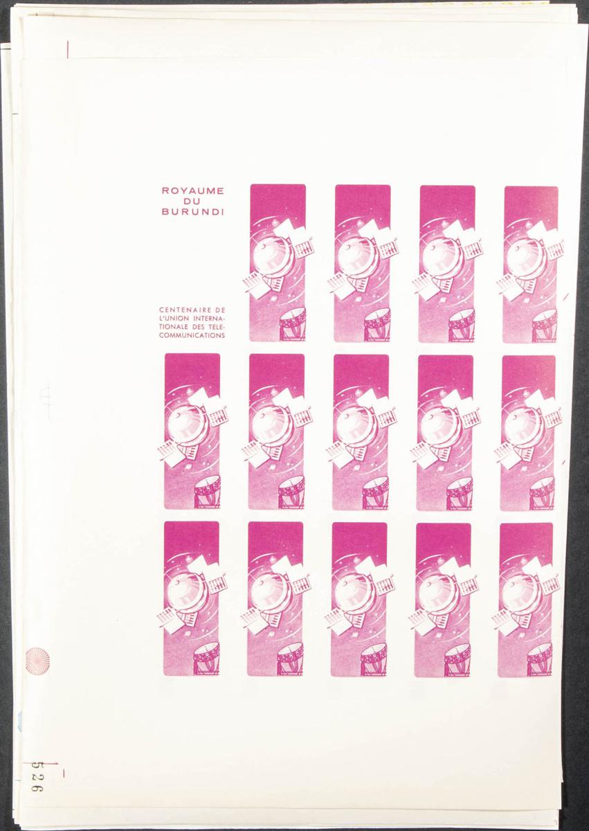 Lot 349 - burundi burundi -  IBERPHIL Auction #109. The Fournier Universe. Part 1