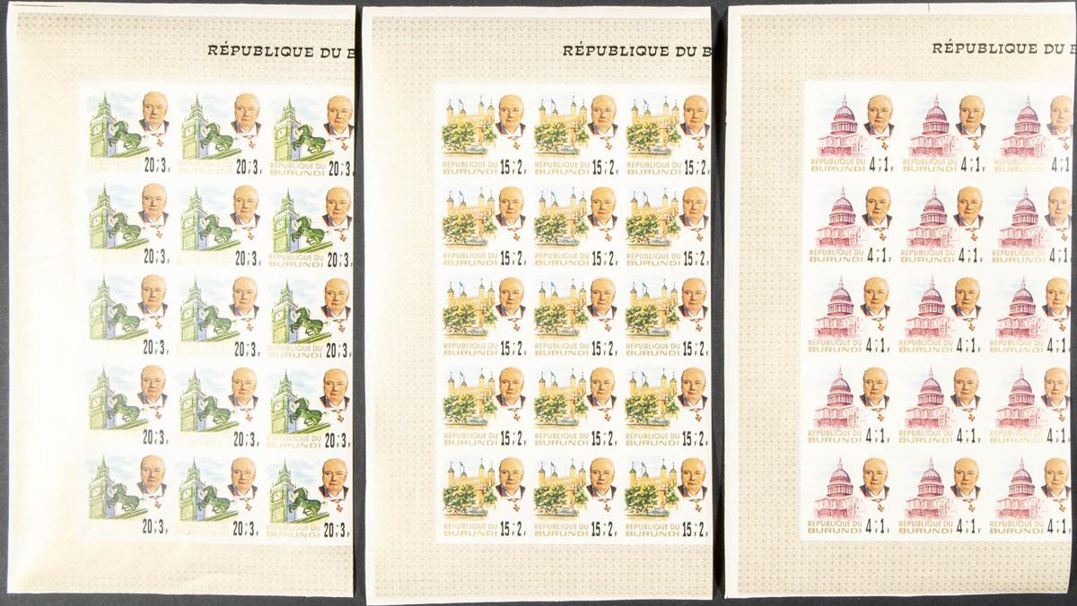 Lot 377 - burundi burundi -  IBERPHIL Auction #109. The Fournier Universe. Part 1