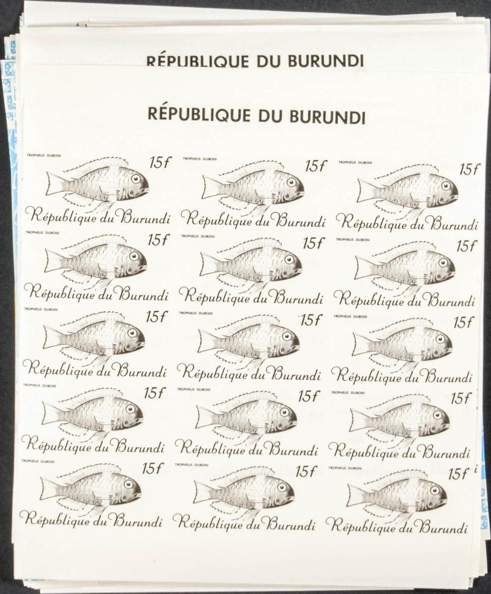 Lot 380 - burundi burundi -  IBERPHIL Auction #109. The Fournier Universe. Part 1