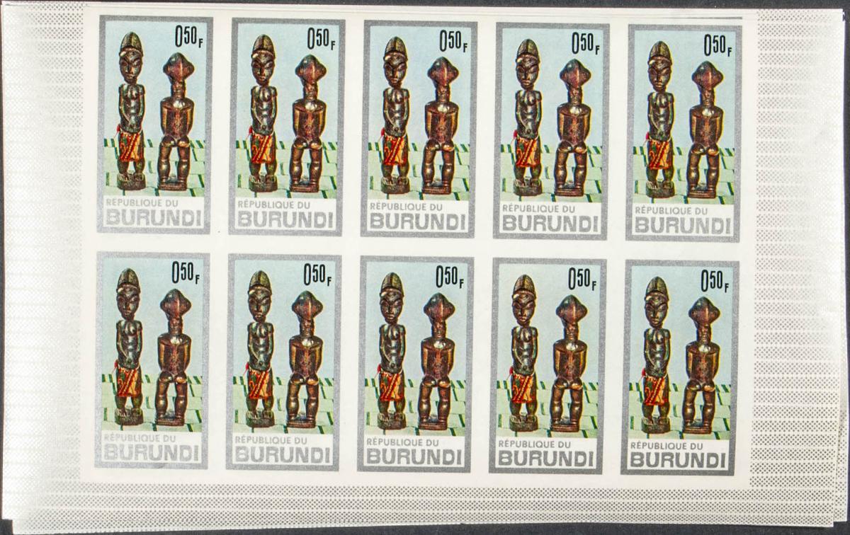 Lot 383 - burundi burundi -  IBERPHIL Auction #109. The Fournier Universe. Part 1