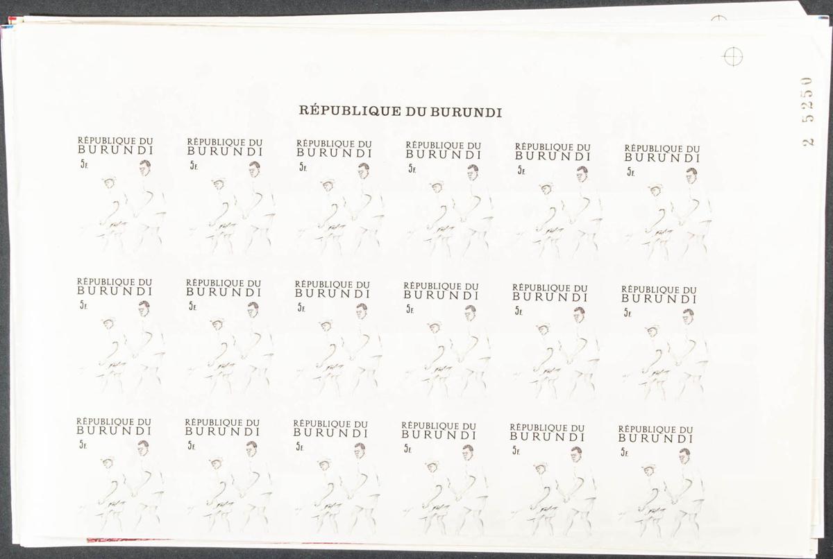 Lot 448 - burundi burundi - IBERPHIL Auction #109. The Fournier Universe. Part 1 Lot 448 - burundi burundi - IBERPHIL Auction #109. The Fournier Universe. Part 1