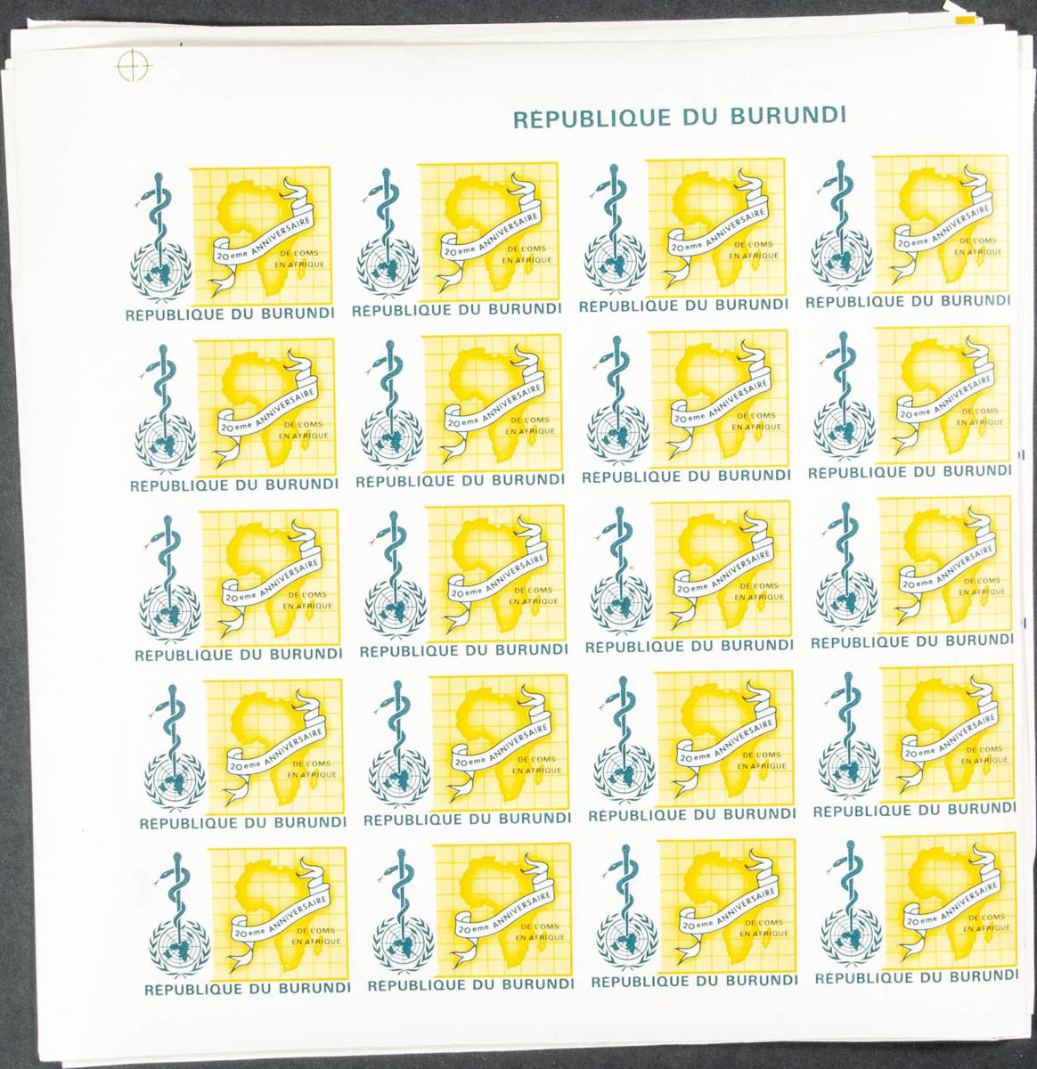 Lot 470 - burundi burundi - IBERPHIL Auction #109. The Fournier Universe. Part 1 Lot 470 - burundi burundi - IBERPHIL Auction #109. The Fournier Universe. Part 1