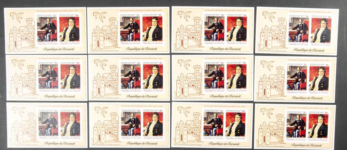 Lot 482 - burundi burundi -  IBERPHIL Auction #109. The Fournier Universe. Part 1