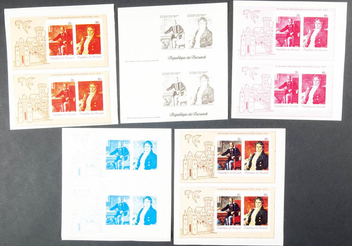 Lot 483 - burundi burundi -  IBERPHIL Auction #109. The Fournier Universe. Part 1
