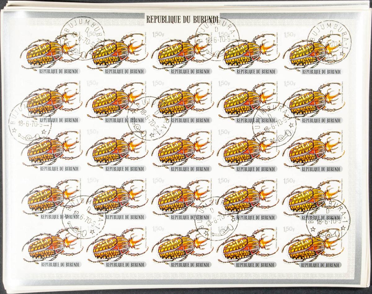 Lot 484 - burundi burundi -  IBERPHIL Auction #109. The Fournier Universe. Part 1