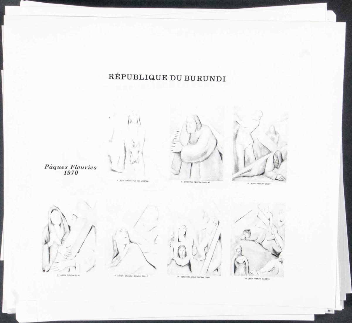 Lot 487 - burundi burundi -  IBERPHIL Auction #109. The Fournier Universe. Part 1