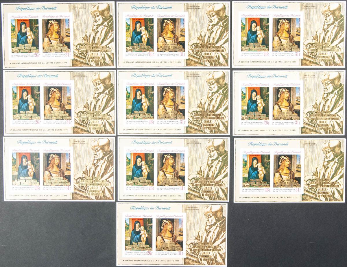 Lot 533 - burundi burundi - IBERPHIL Auction #109. The Fournier Universe. Part 1 Lot 533 - burundi burundi - IBERPHIL Auction #109. The Fournier Universe. Part 1