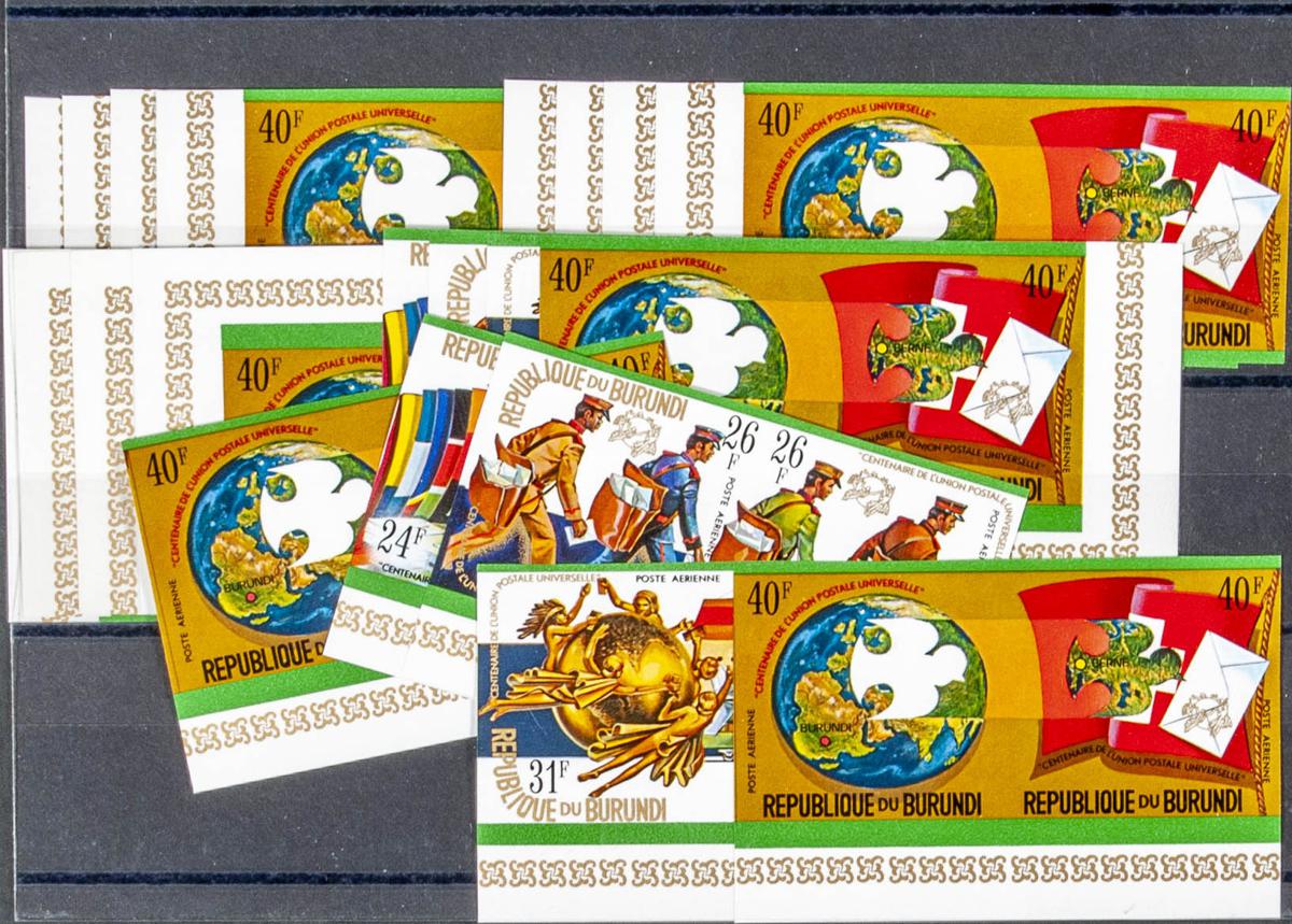 Lot 606 - burundi burundi -  IBERPHIL Auction #109. The Fournier Universe. Part 1