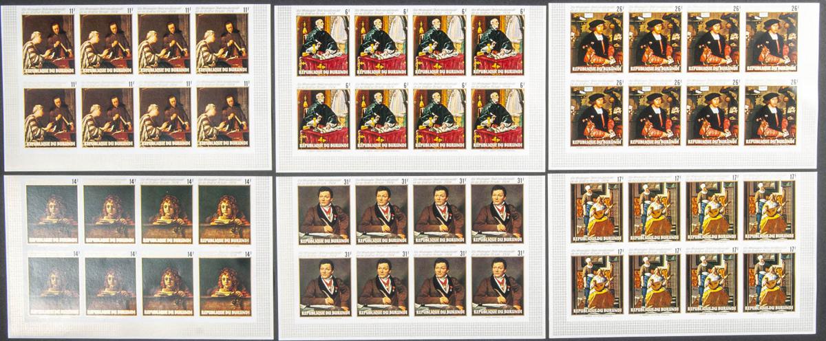 Lot 609 - burundi burundi -  IBERPHIL Auction #109. The Fournier Universe. Part 1