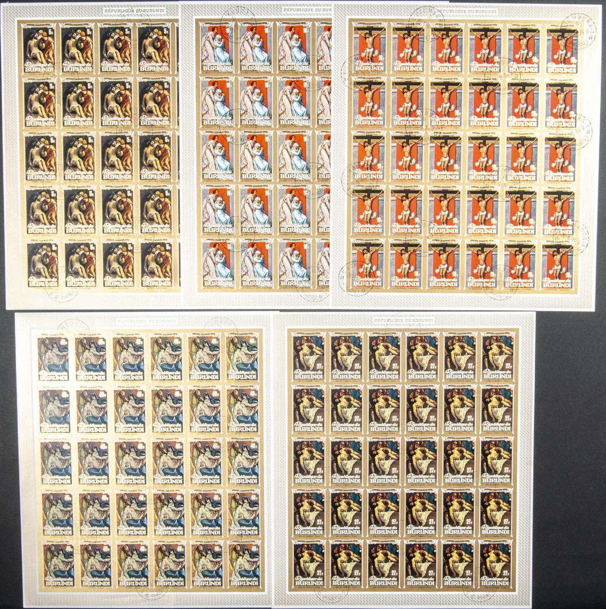 Lot 611 - burundi burundi -  IBERPHIL Auction #109. The Fournier Universe. Part 1