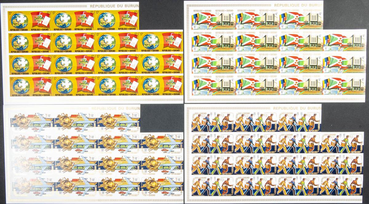 Lot 615 - burundi burundi -  IBERPHIL Auction #109. The Fournier Universe. Part 1