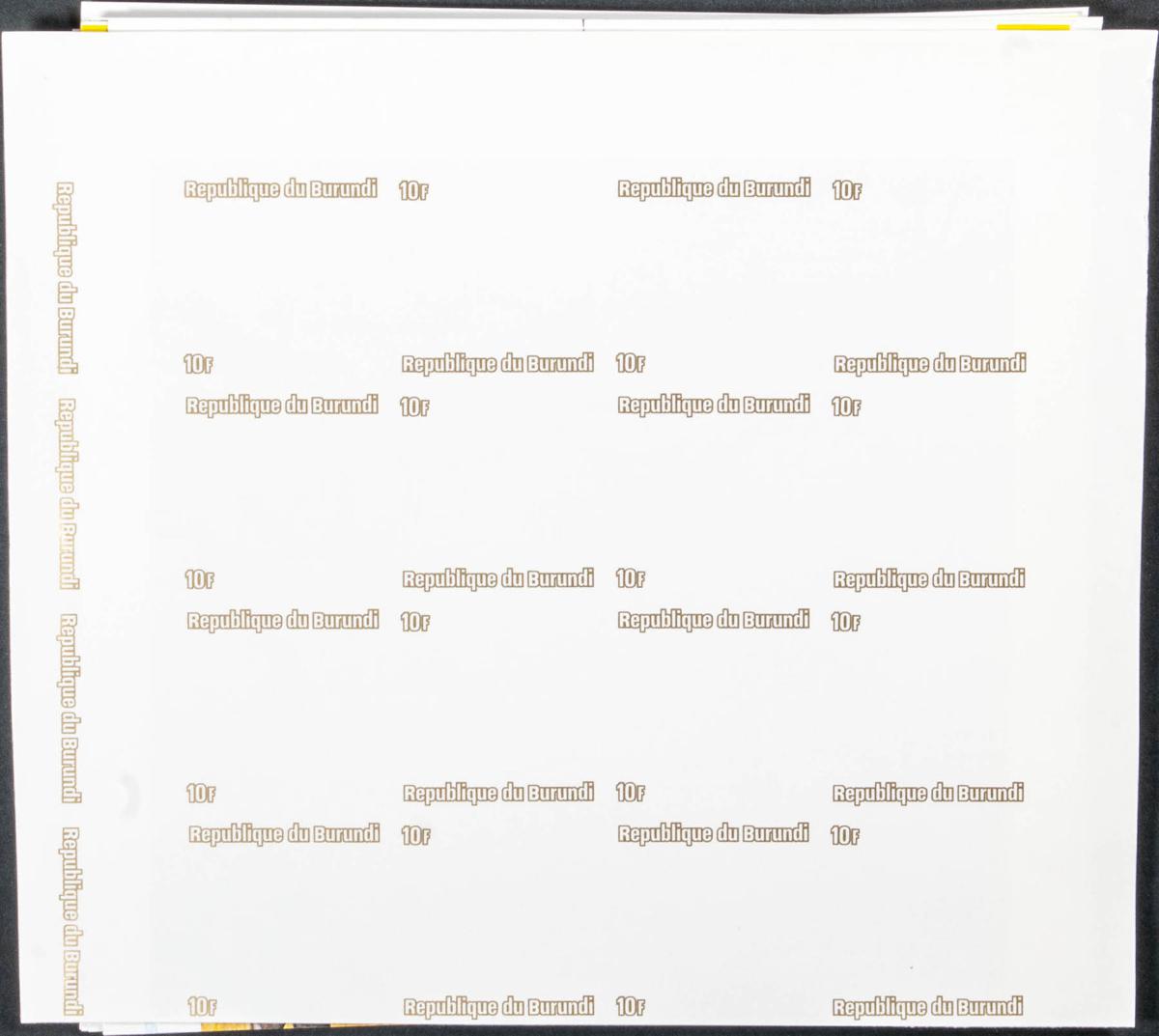 Lot 643 - burundi burundi - IBERPHIL Auction #109. The Fournier Universe. Part 1 Lot 643 - burundi burundi - IBERPHIL Auction #109. The Fournier Universe. Part 1